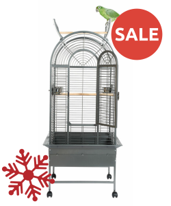 Parrot-Supplies California Top Opening Parrot Cage - Black